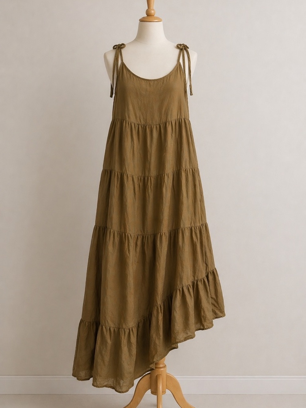 Unsubscribed 100% Washable Silk Asymmetrical Dress Size 6 NWT